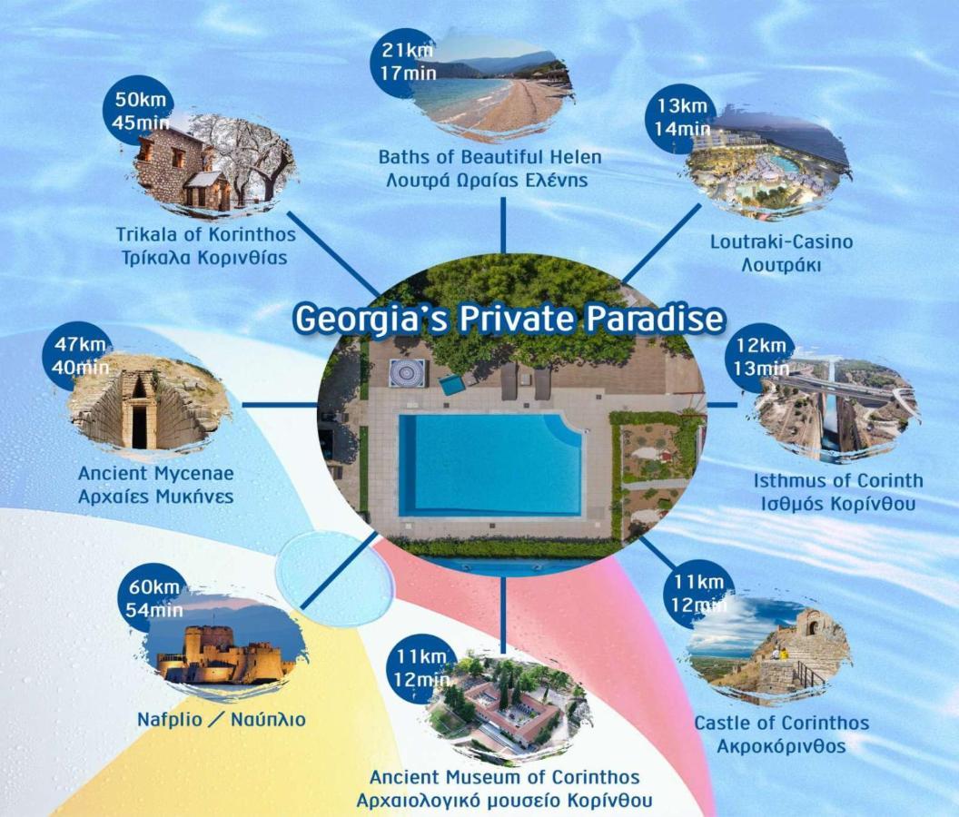 Lechaio Thiseos Georgia'S Private Paradise מראה חיצוני תמונה